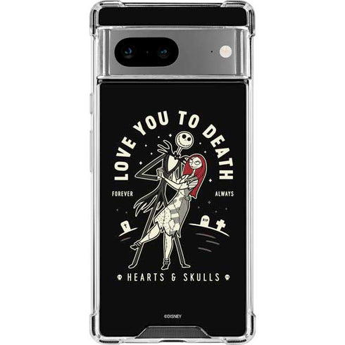 Disney The Nightmare Before Christmas Love You To Death Google Pixel 8a Clear Case